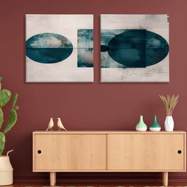 Wallity ASR_CNV2-14 50x50 Multicolor (2 Piezas)